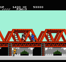 Rush'n Attack (USA) In game screenshot